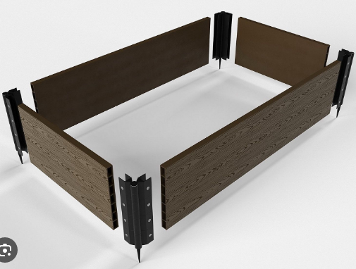 Угловой элемент поворотный  60-300 град., пластик. Коричневый