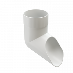 Наконечник для водосточной трубы Премиум (Premium), пломбир 9003